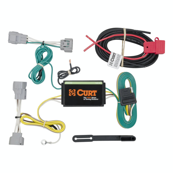 CURT 56208 Custom Wiring Harness, 4-Way Flat Output, Select Jeep Cherokee