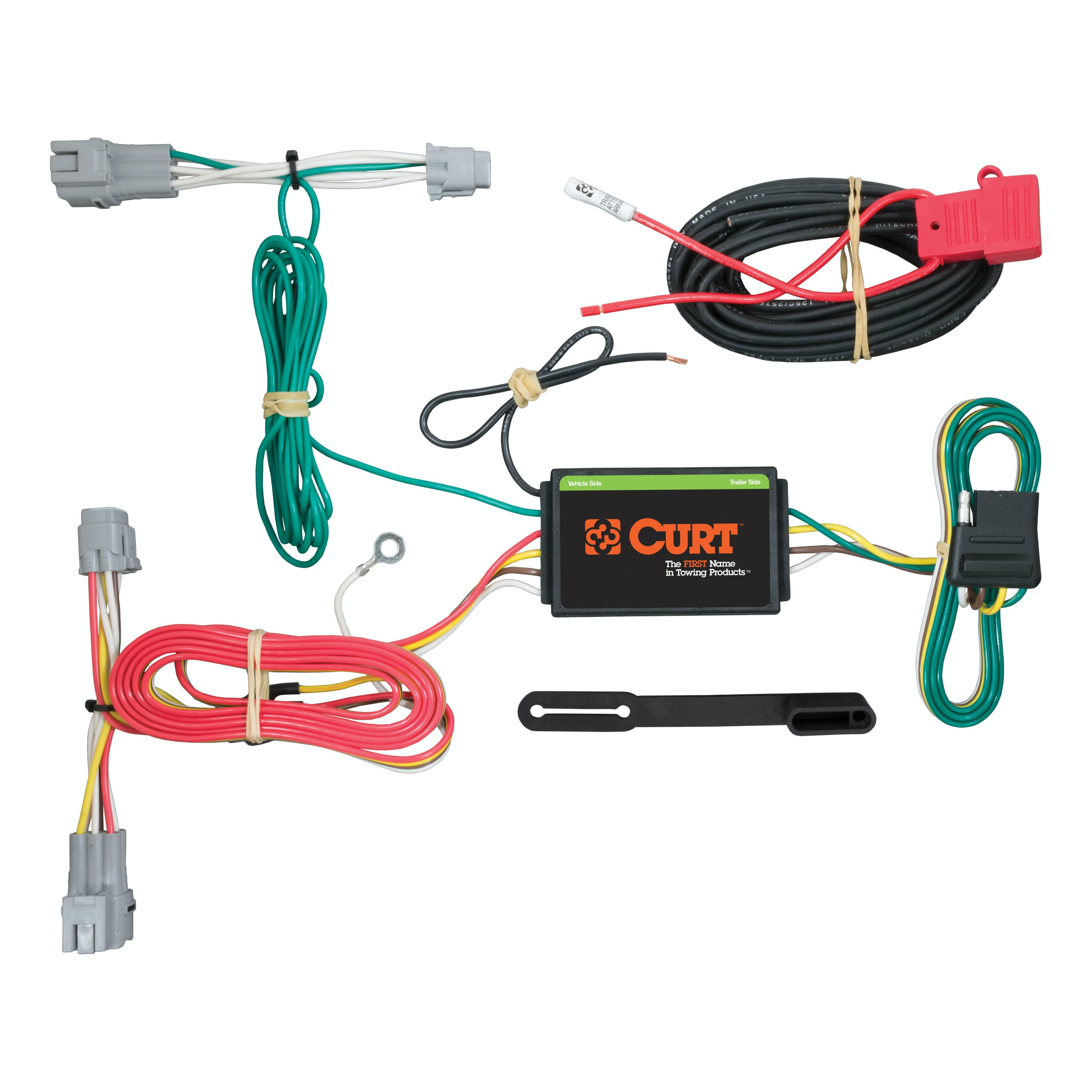 CURT 56243 Custom Wiring Harness, 4-Way Flat Output, Select Subaru Crosstrek, XV Hybrid