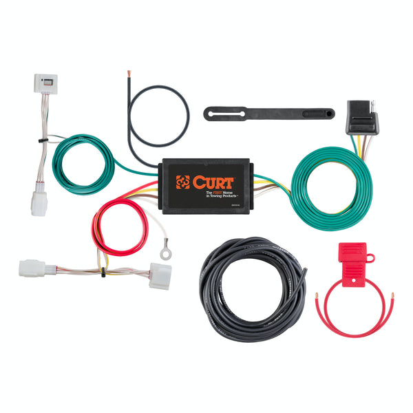 CURT 56377 Custom Wiring Harness, 4-Way Flat Output, Select Mazda CX-5