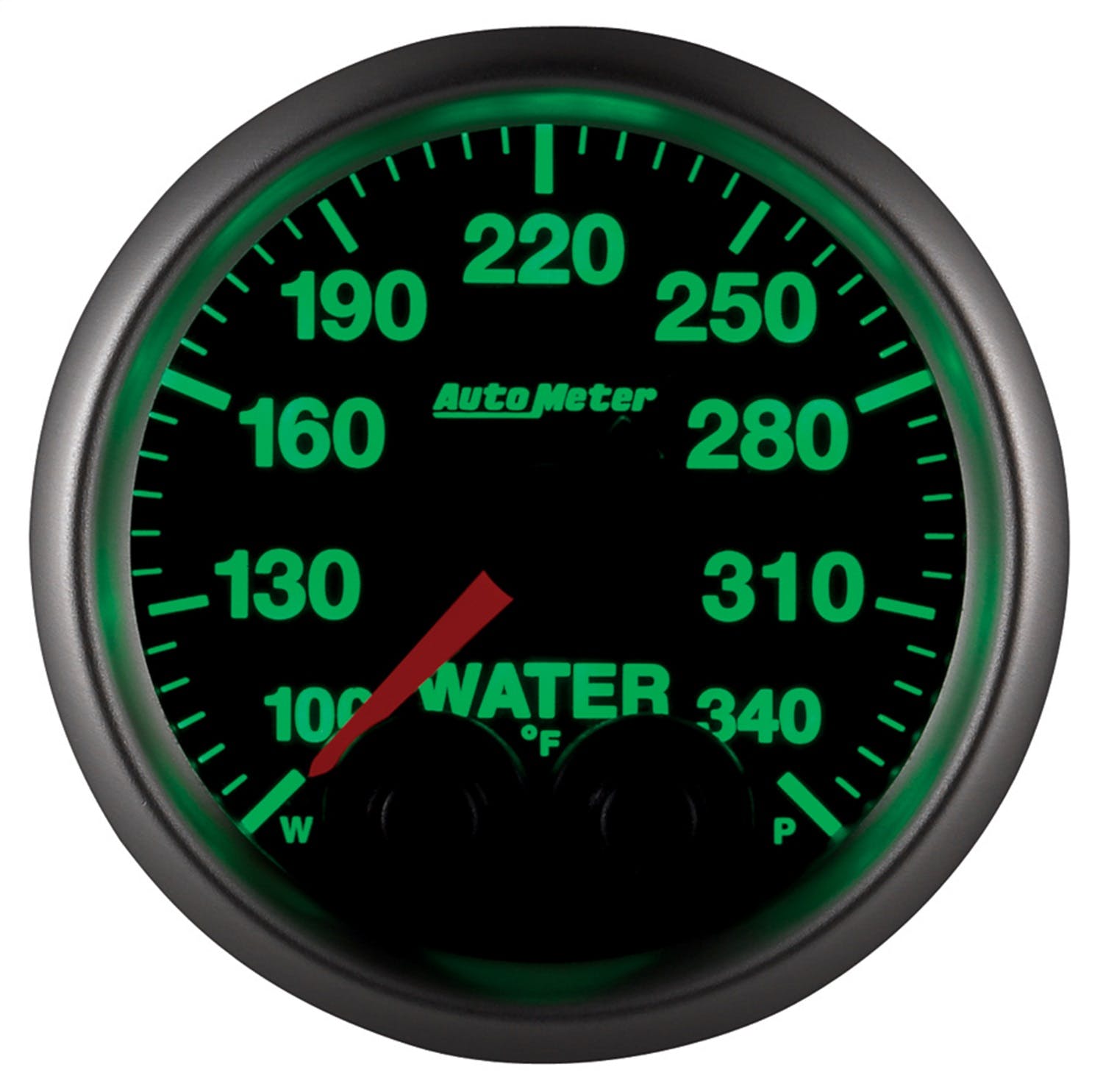 AutoMeter Products 5655-05702-D GAUGE; WTEMP; 2 1/16in.; 340° F; MEM/WARN; ELITE; HI TEMP CAL