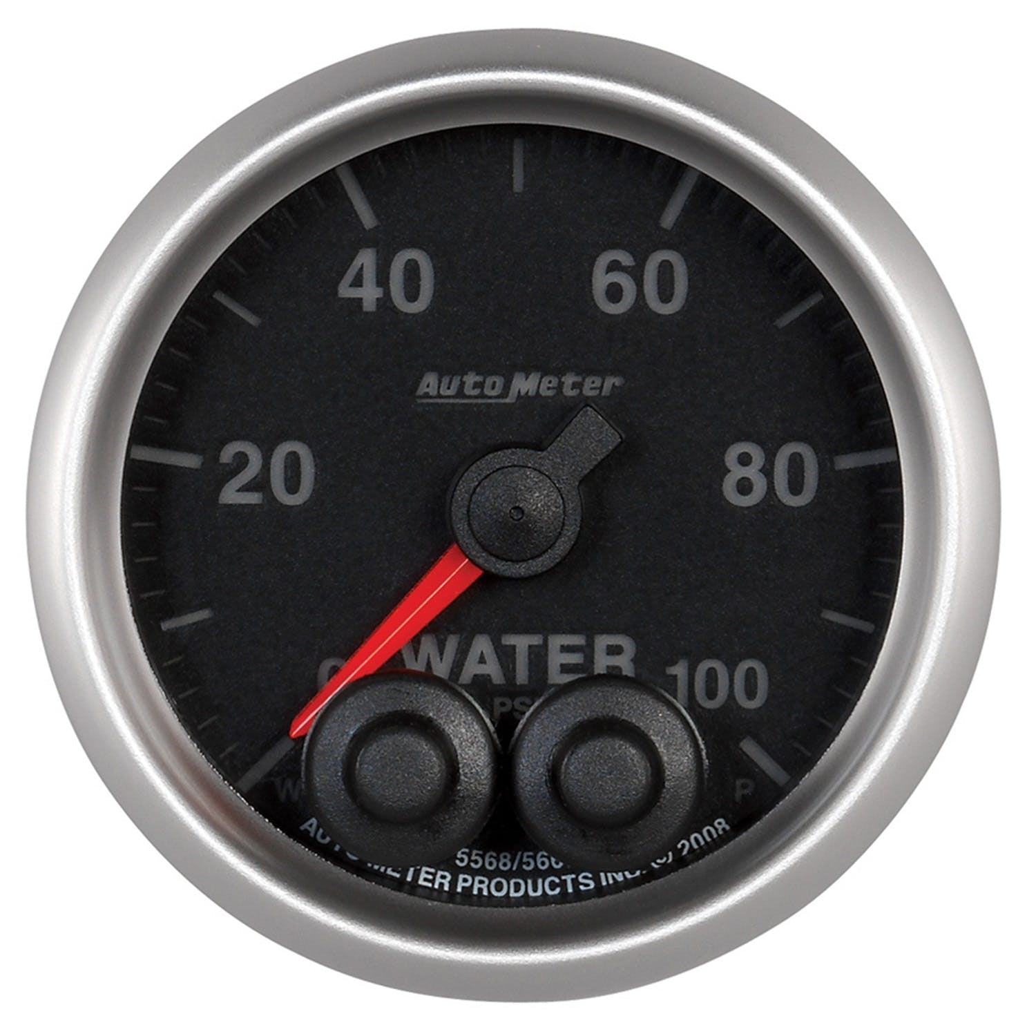 AutoMeter Products 5668-05702-A Gauge, Water Press, 2 1/16, 100psi, Stepper Motor