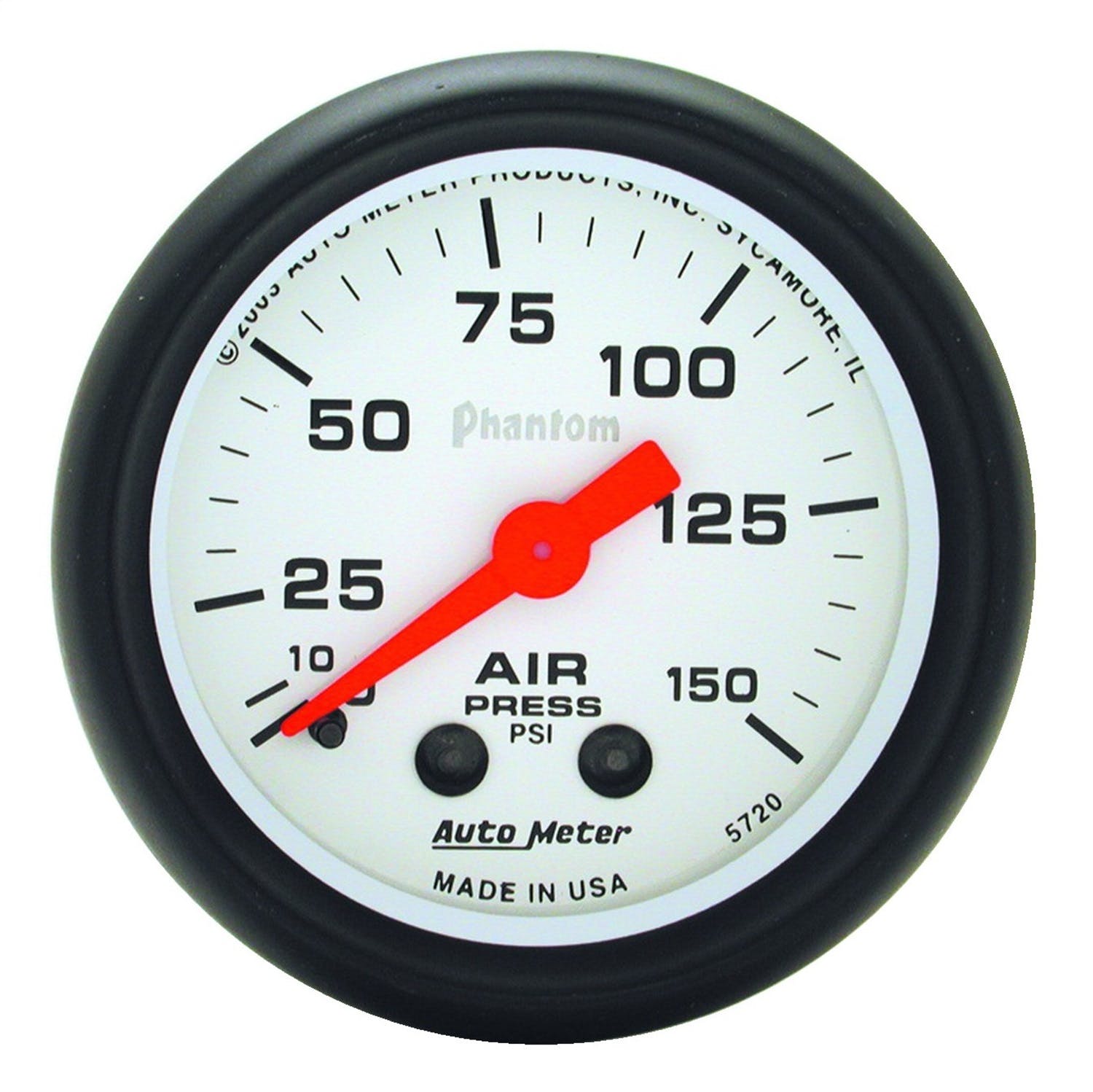AutoMeter Products 5720 Air Pressure 0-150 PSI