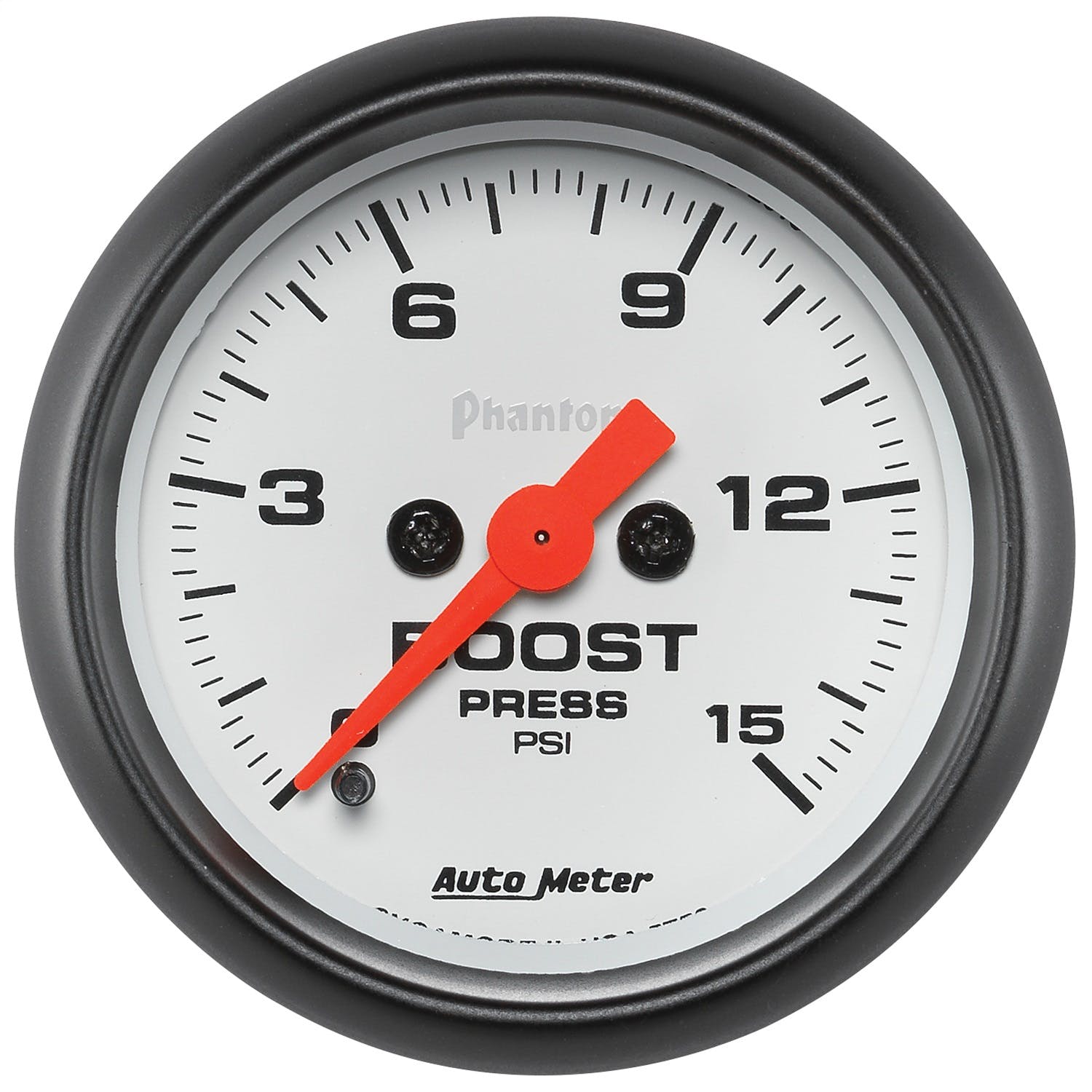AutoMeter Products 5750 Low Pressure Boost Gauge; 2-1/16 Boost 0-15 psi, DSM Phantom
