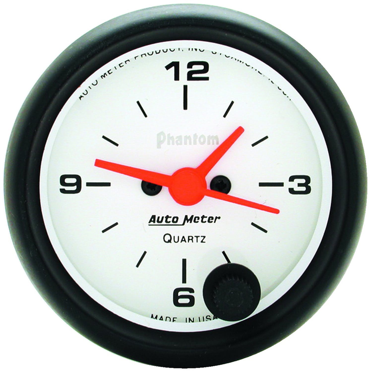 AutoMeter Products 5785 GAUGE; CLOCK; 2 1/16in.; 12HR; ANALOG; PHANTOM