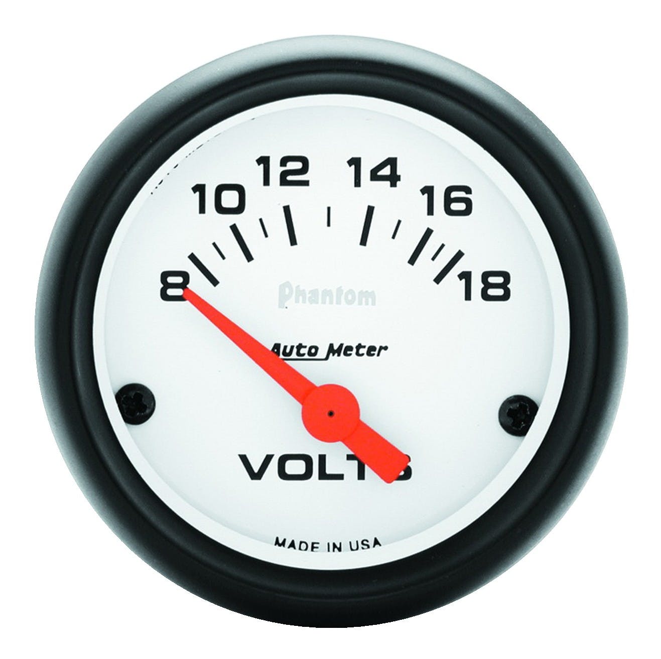 AutoMeter Products 5791 Gauge; Voltmeter; 2 1/16in.; 18V; Elec; Phantom