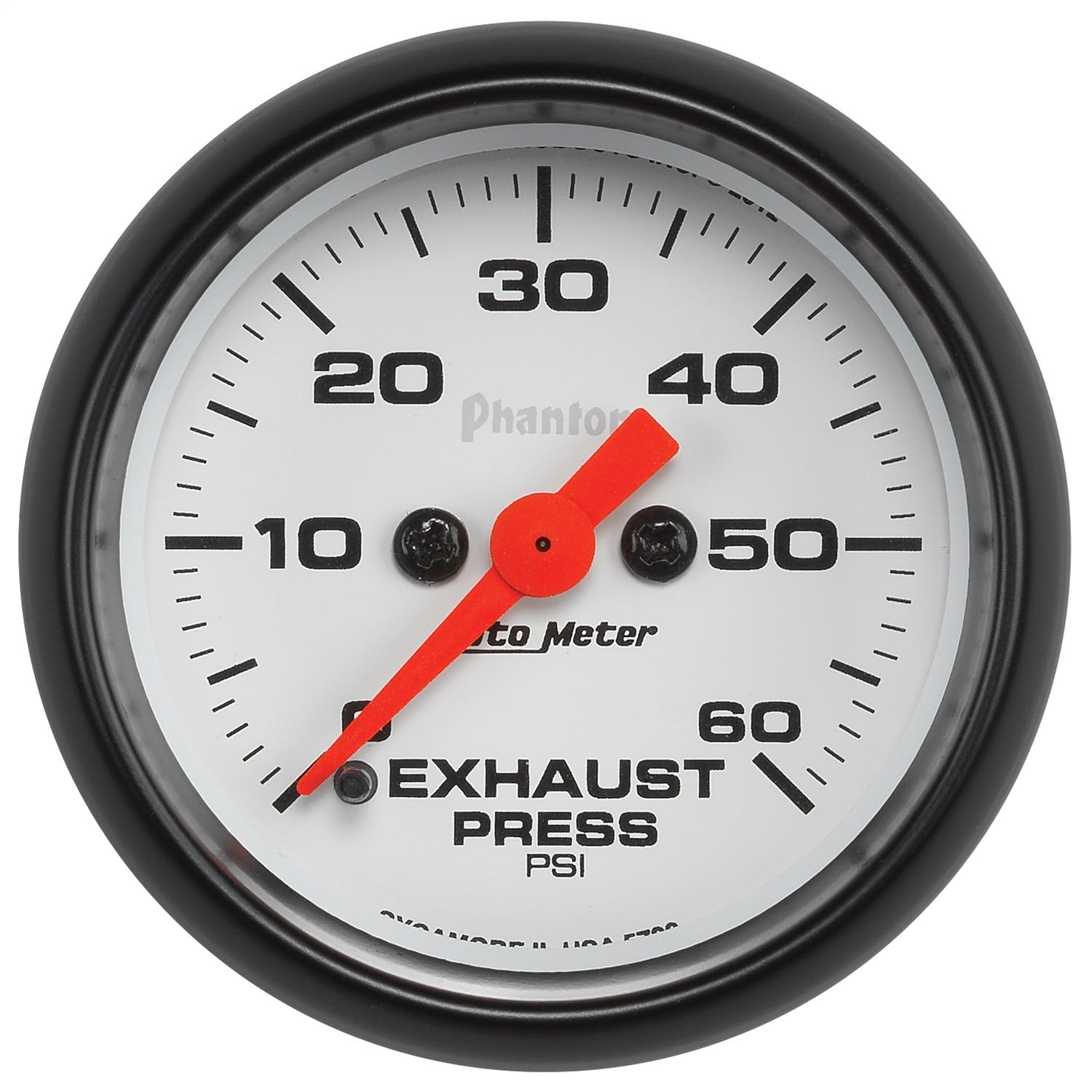 AutoMeter Products 5792 2-1/16 Exhaust Pressure 0-60 psi, FSE, Phantom