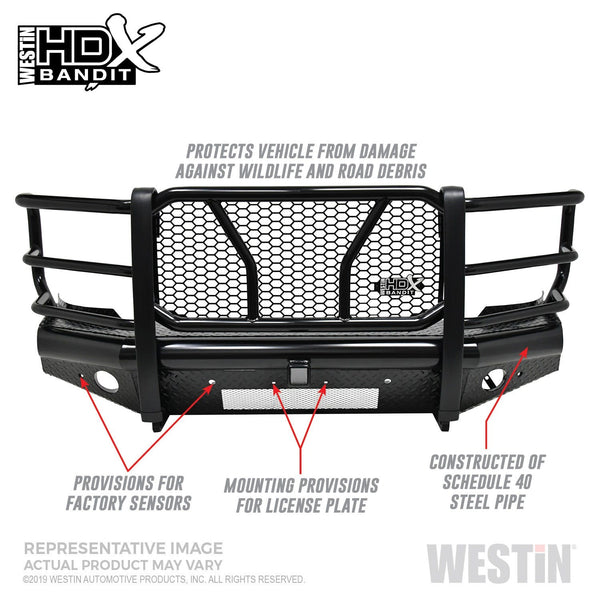 Westin Automotive 58-31135 HDX Bandit Front Bumper Black