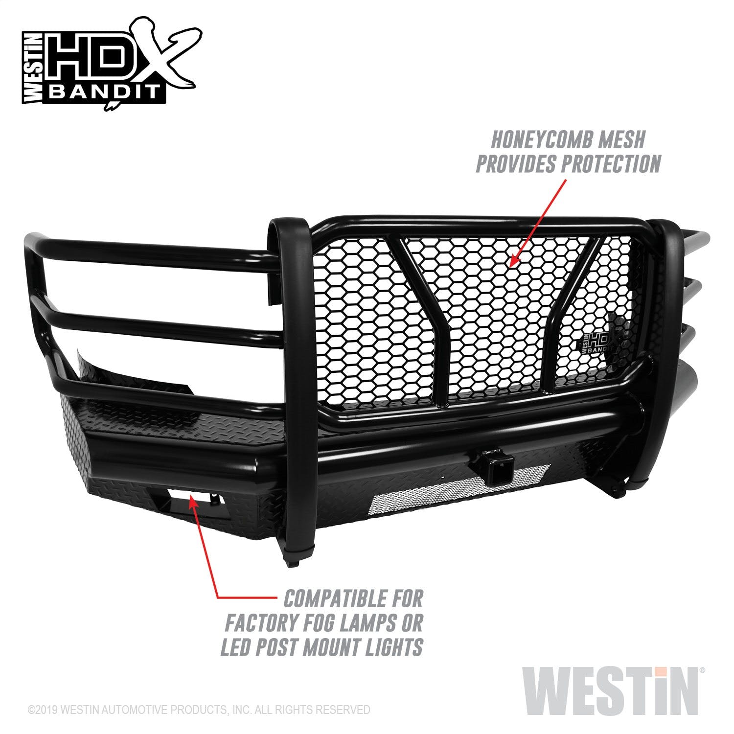 Westin Automotive 58-31145 HDX Bandit Front Bumper Black