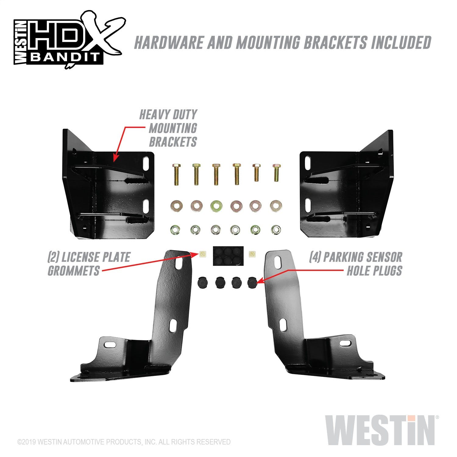 Westin Automotive 58-31155 HDX Bandit Front Bumper Black