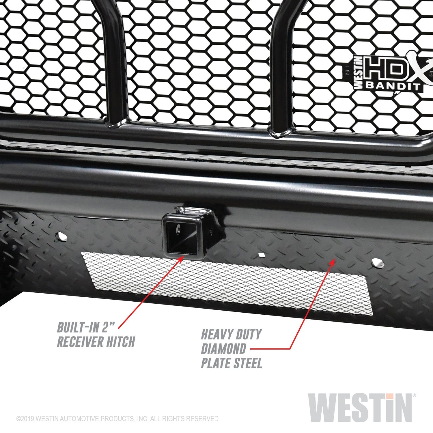 Westin Automotive 58-31175 HDX Bandit Front Bumper Black