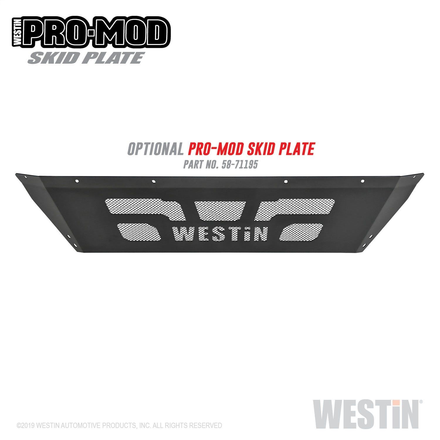 Westin Automotive 58-41195 Pro-Mod Front Bumper Textured Black
