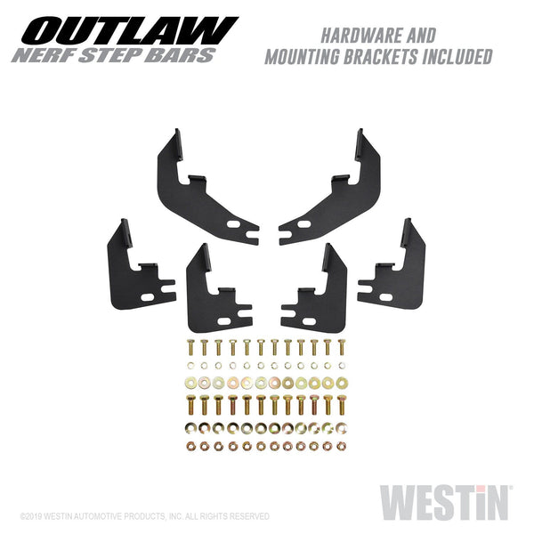 Westin Automotive 58-53155 Outlaw Nerf Step Bars Textured Black