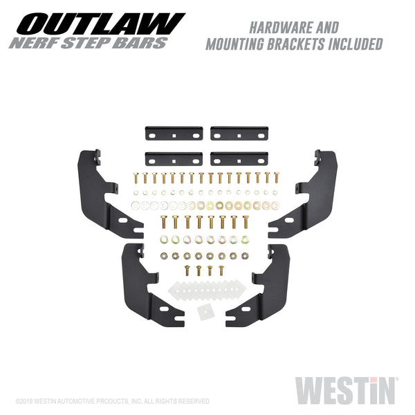 Westin Automotive 58-53935 Outlaw Nerf Step Bars Textured Black