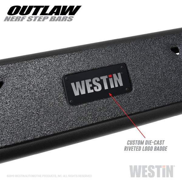 Westin Automotive 58-54135 Outlaw Nerf Step Bars Textured Black