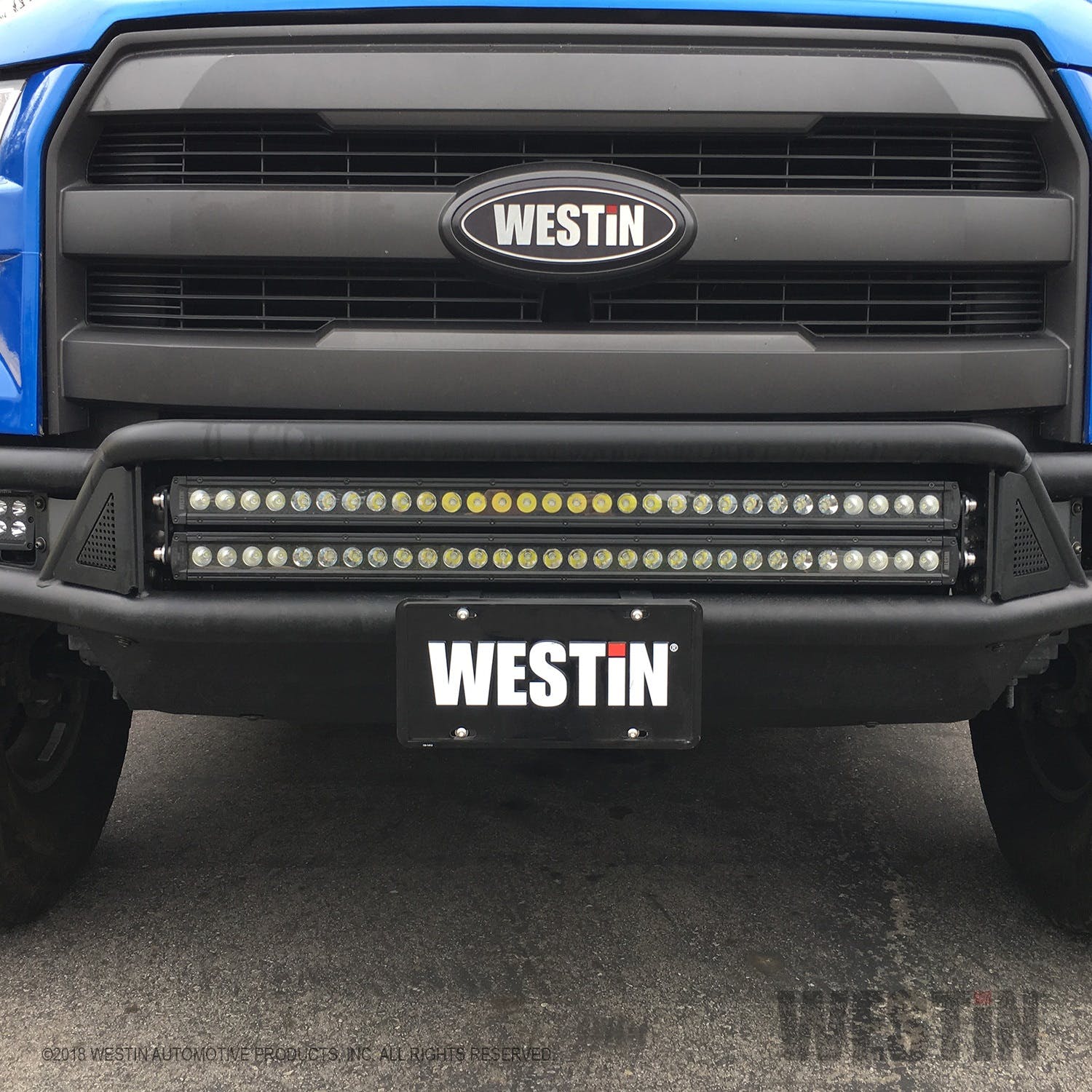 Westin Automotive 58-60055 Outlaw Bumper License Plate Mount Textured Black