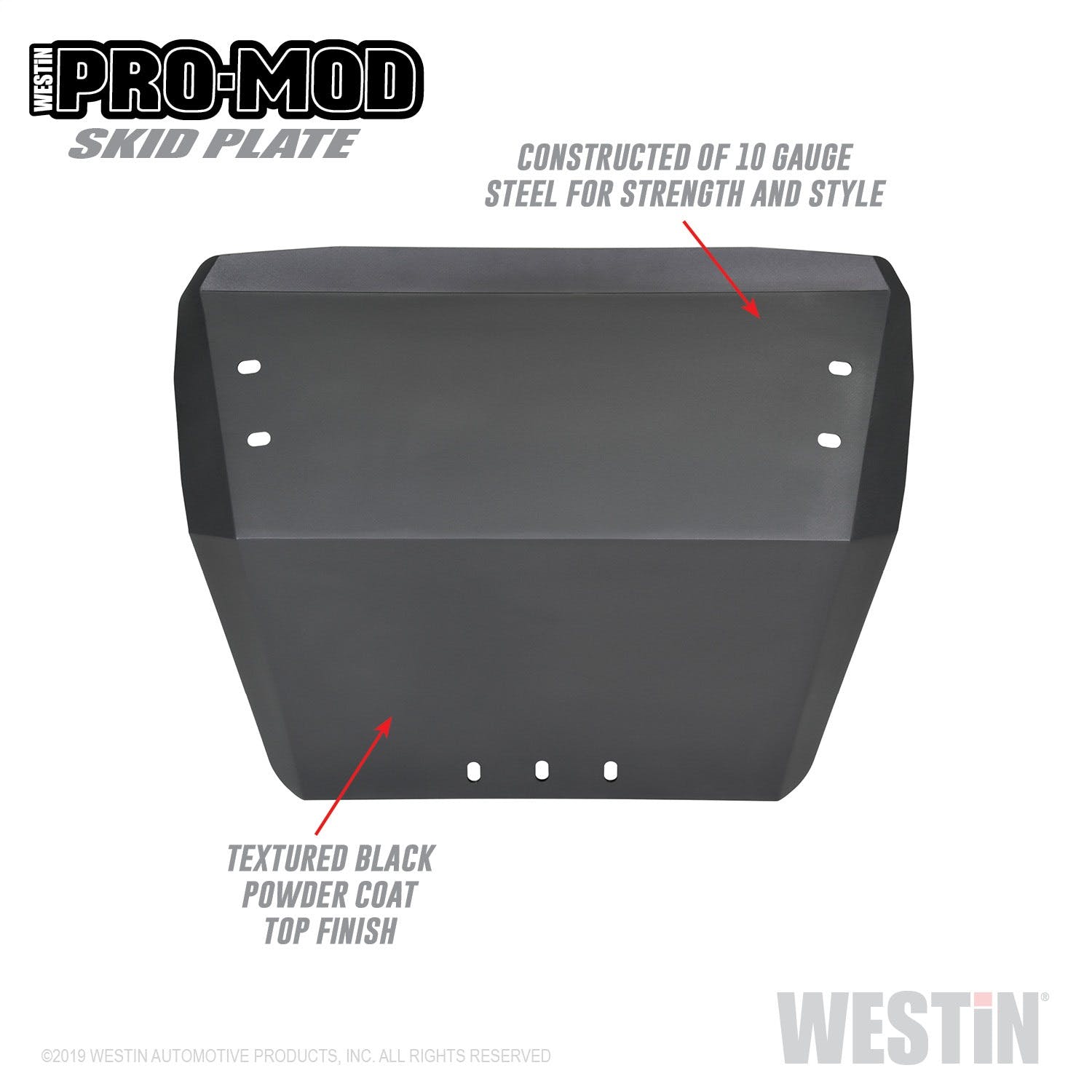 Westin Automotive 58-71085 Outlaw with Pro-Mod Skid Plate Textured Black