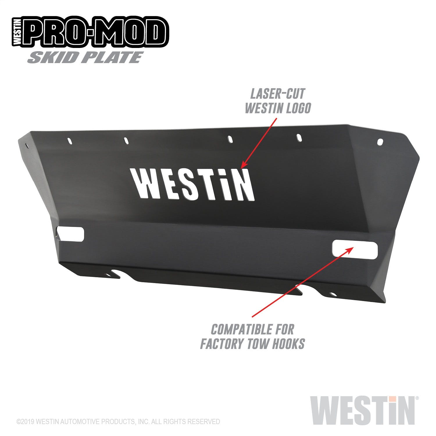 Westin Automotive 58-71155 Pro-Mod Skid Plate Textured Black