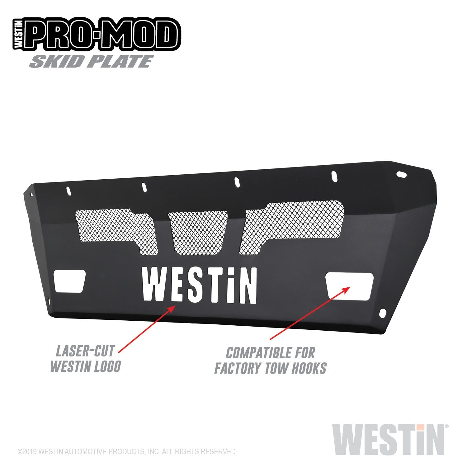 Westin Automotive 58-71165 Pro-Mod Skid Plate Textured Black