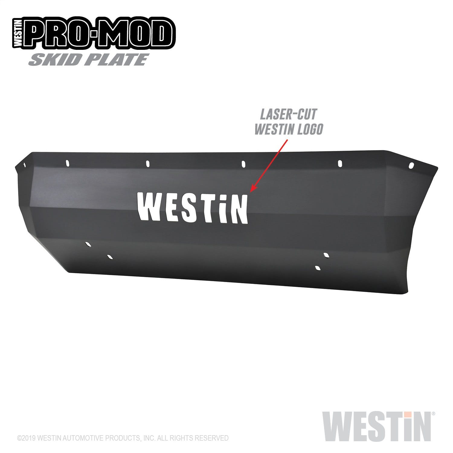 Westin Automotive 58-71175 Pro-Mod Skid Plate Textured Black