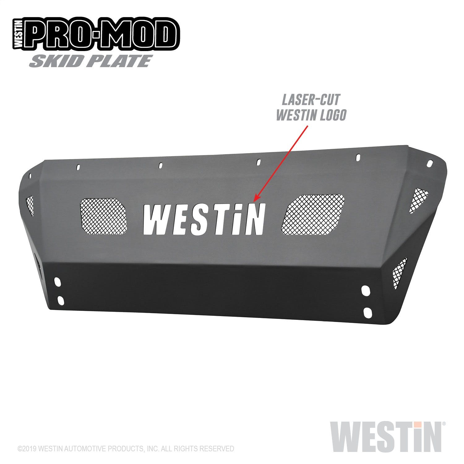 Westin Automotive 58-72015 Pro-Mod Skid Plate Textured Black