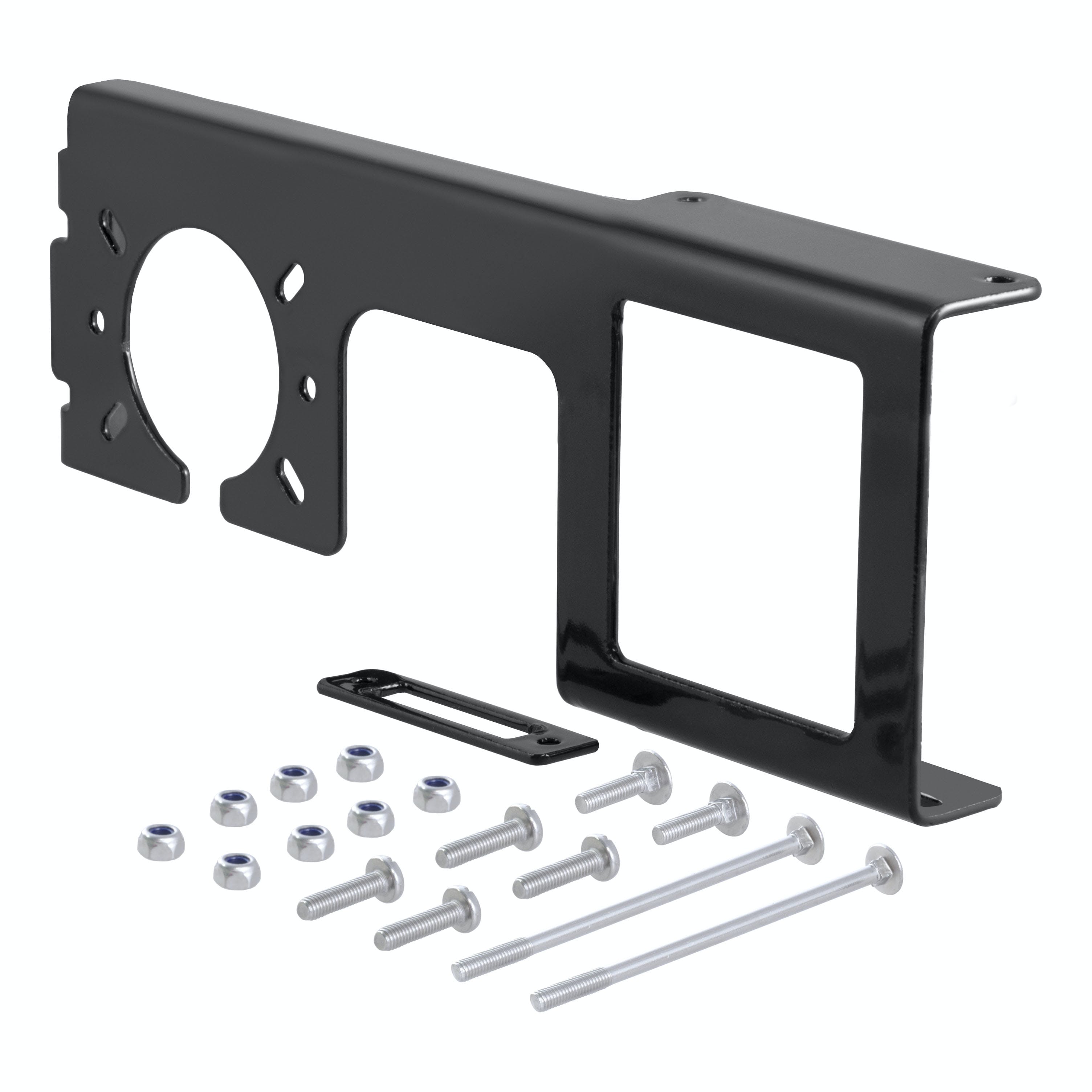CURT 58003 Easy-Mount Wiring Bracket for 4 or 5-Flat and 6 or 7-Round (2-1/2 Receiver)