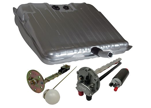FiTech 58039 Coated Steel EFI Gas Tank w/ Sender, Straps, 1964-67 Buick Special and Skylark
