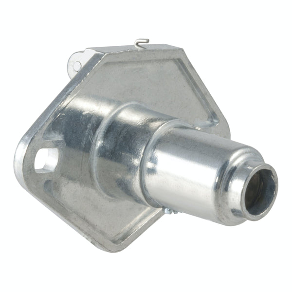 CURT 58070 4-Way Round Connector Socket (Vehicle Side)
