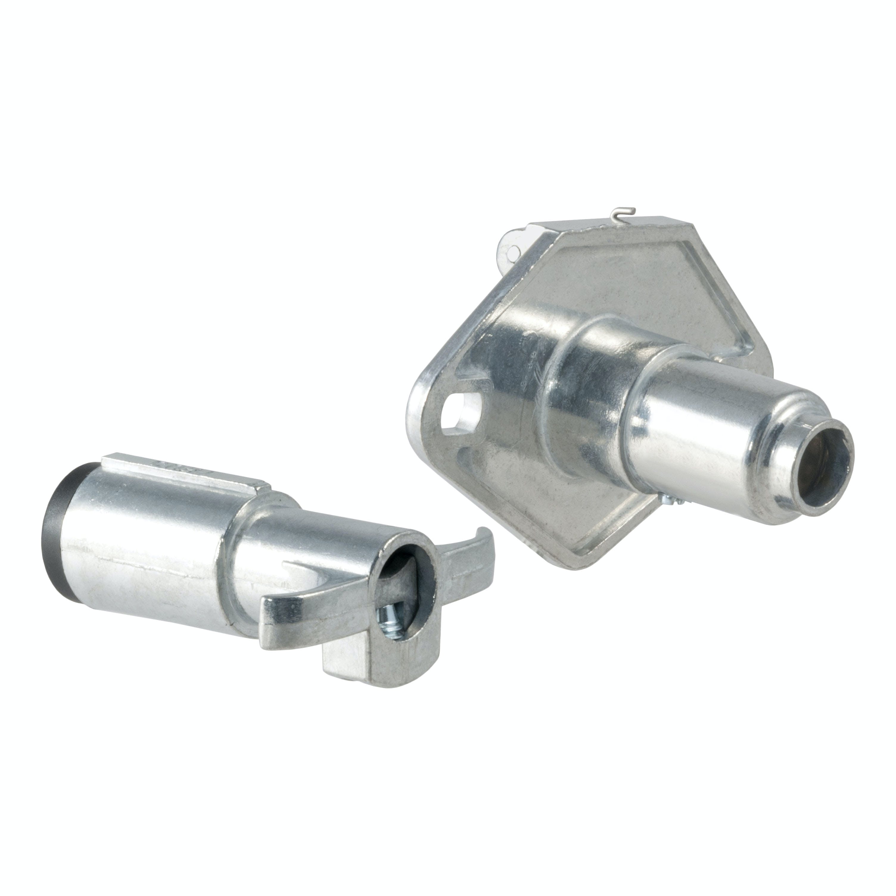 CURT 58092 6-Way Round Connector Plug and Socket (Packaged)