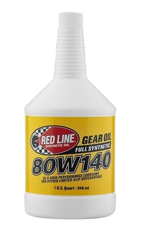 Red Line Oil 58104 Full Synthetic 80W140 GL-5 Gear Oil (1 quart)