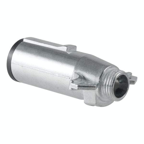 CURT 58161 7-Way Round Connector Plug (Trailer Side, Packaged)