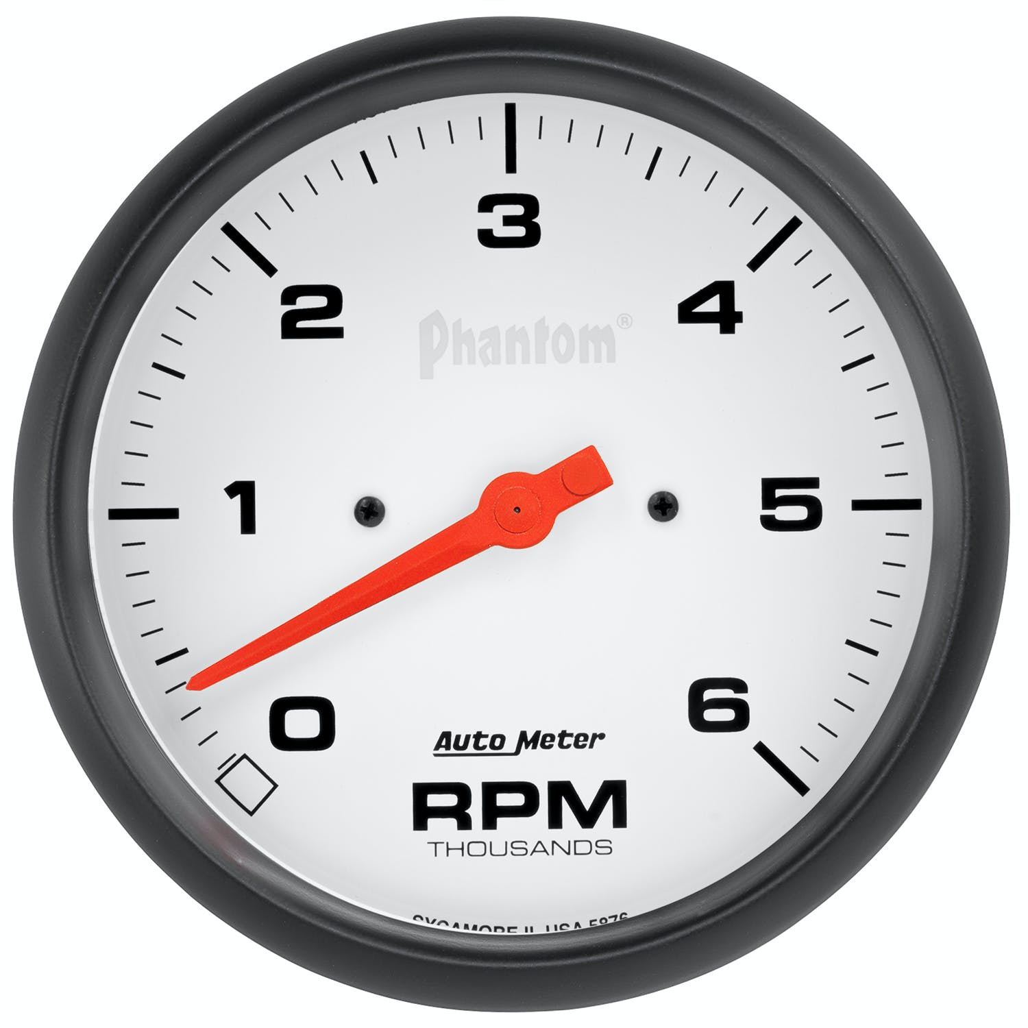 AutoMeter Products 5876 Phantom Gauge, Tachometer, 5, 6k Rpm, In-Dash