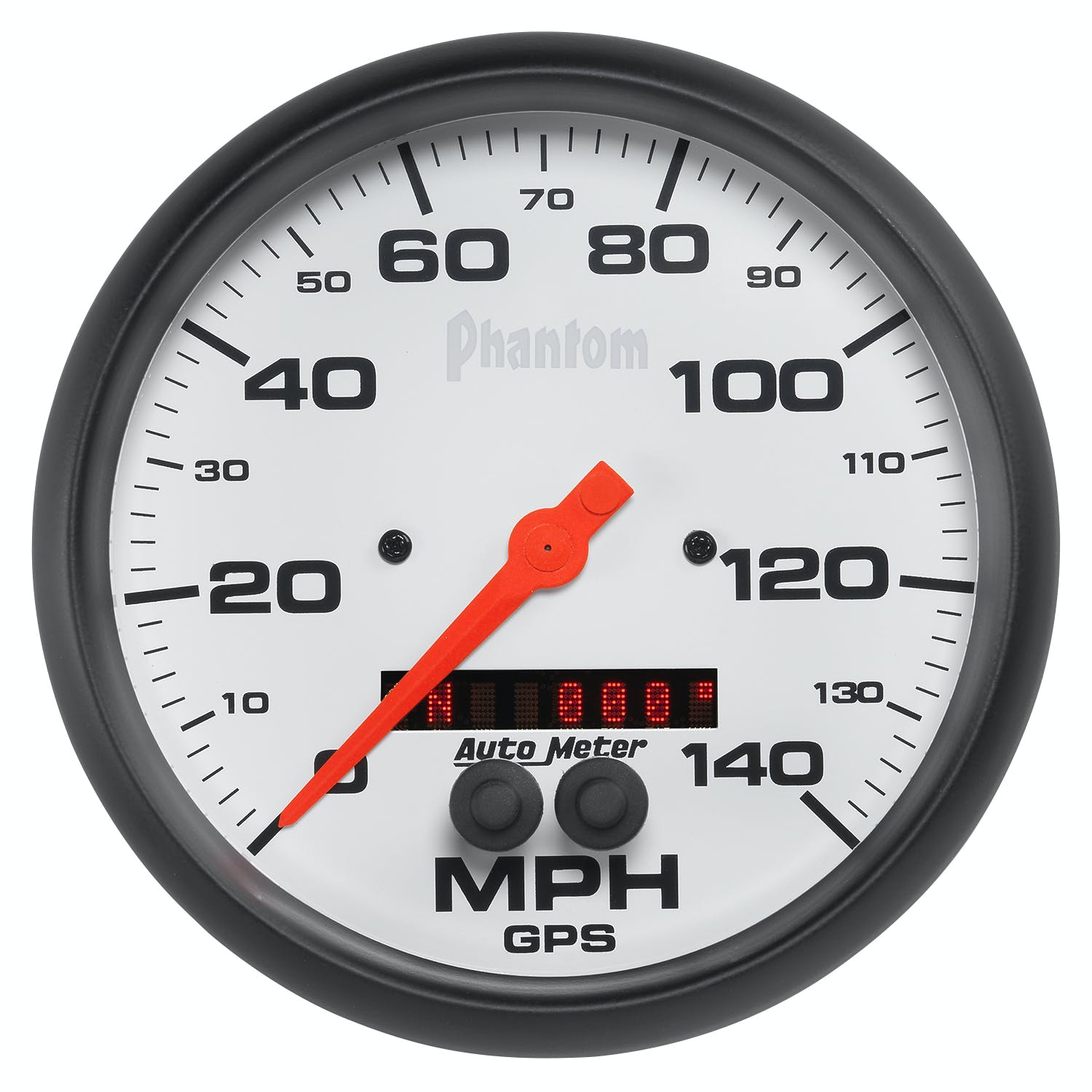 AutoMeter Products 5881 Gauge; Speedometer; 5in.; 140mph; GPS; Phantom
