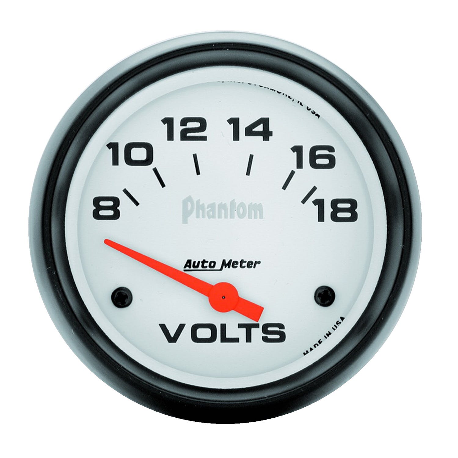 AutoMeter Products 5891 Gauge; Voltmeter; 2 5/8in.; 18V; Electric; Phantom