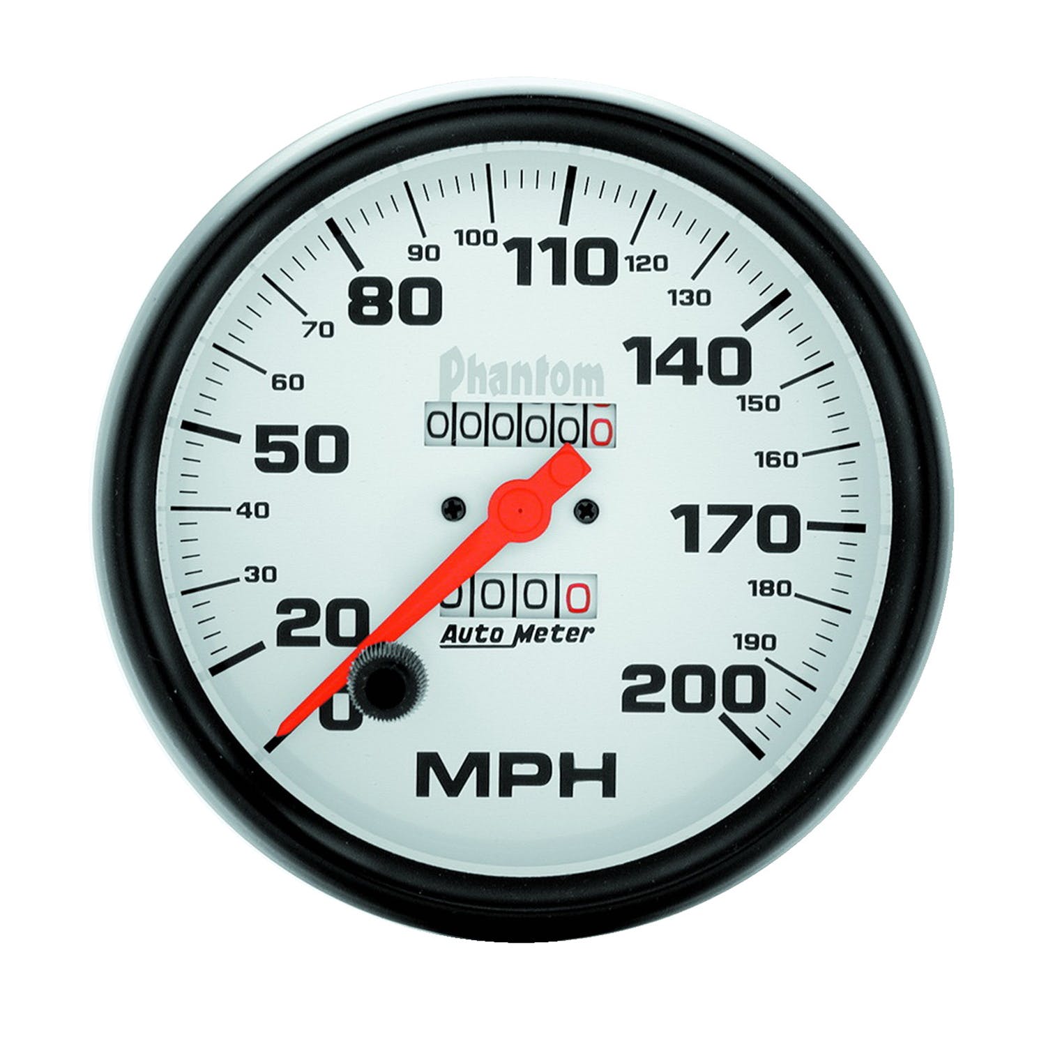 AutoMeter Products 5896 Gauge; Speedometer; 5in.; 200mph; Mechanical; Phantom