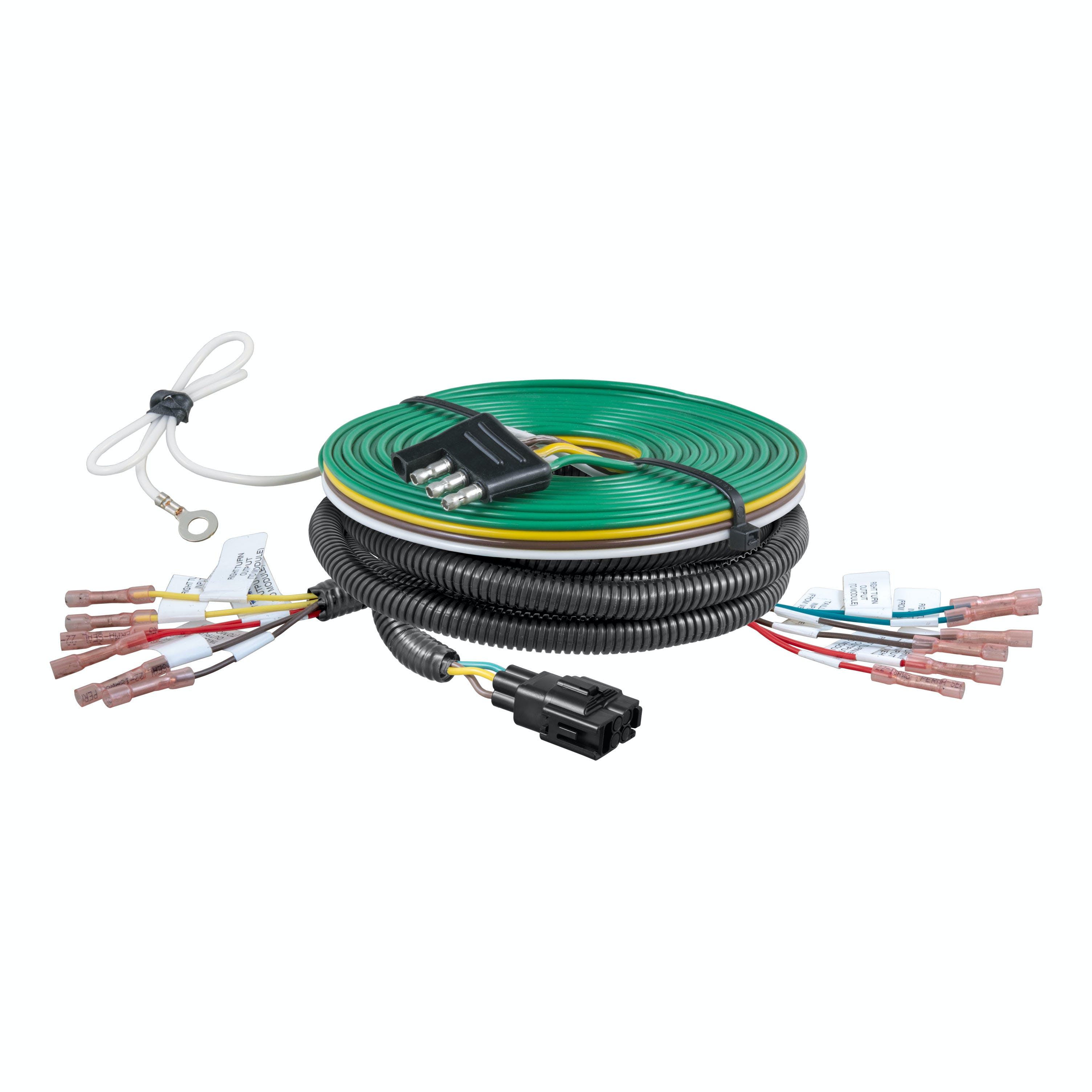 CURT 58979 Universal Splice-In Towed-Vehicle RV Wiring Harness for Dinghy Towing