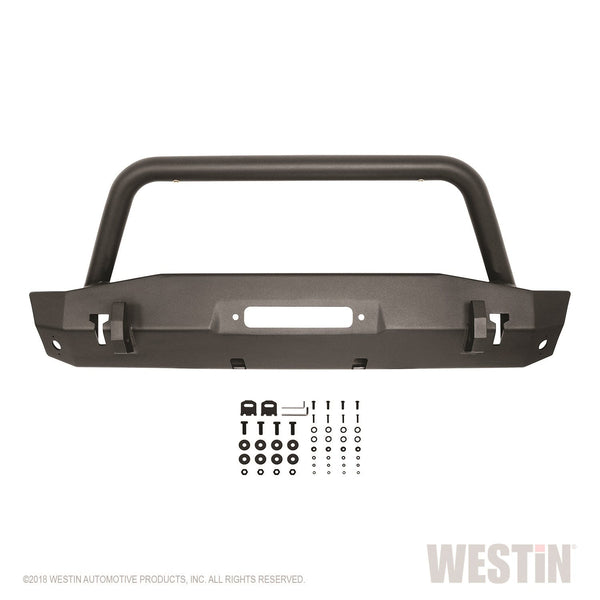 Westin Automotive 59-80015 WJ2 Stubby Front Bumper with Bull Bar Textured Black