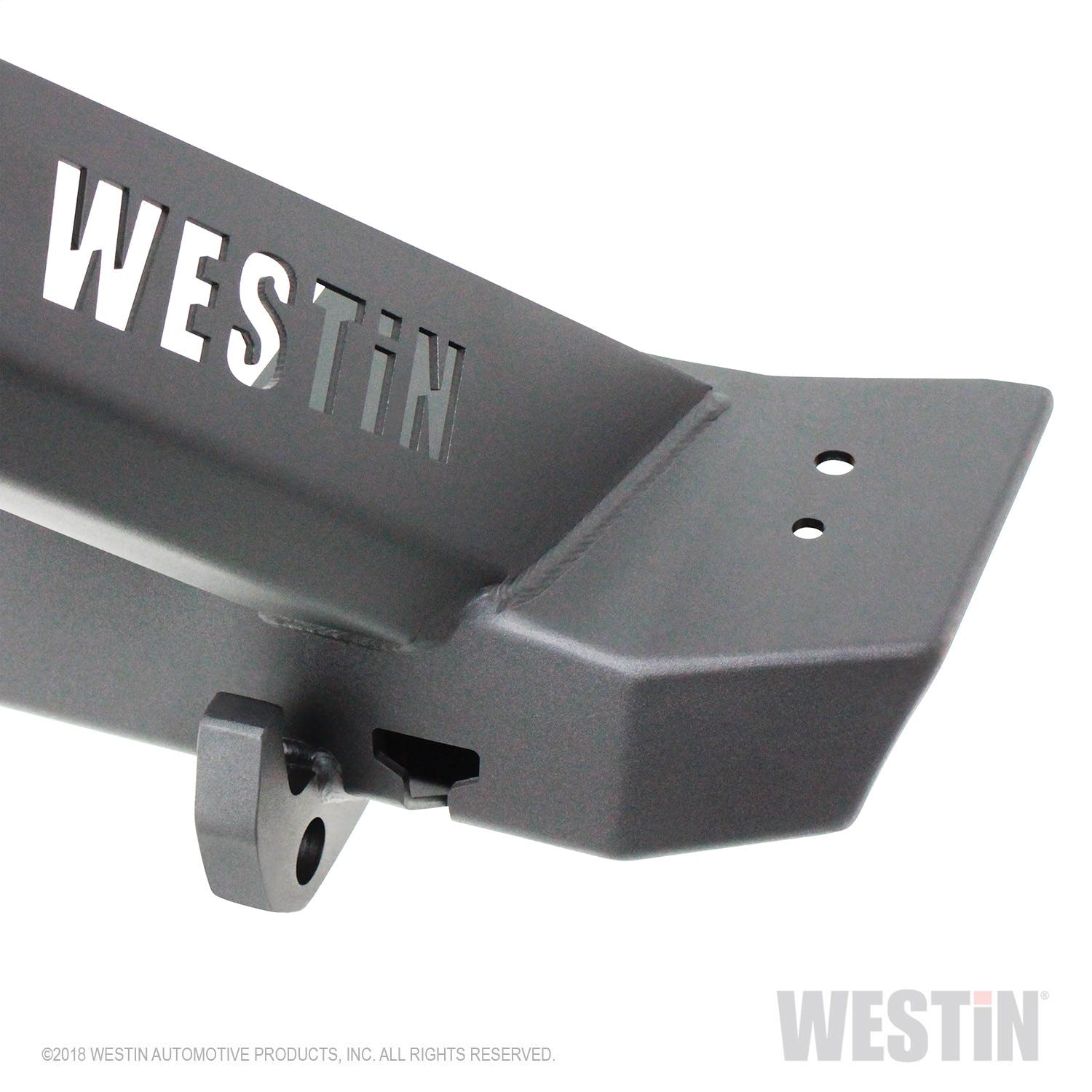 Westin Automotive 59-80025 WJ2 Stubby Front Bumper with LED Lt Bar Mnt Textured Black