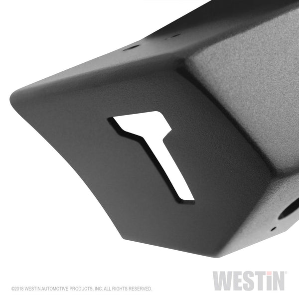 Westin Automotive 59-80085 WJ2 Stubby Front Bumper with LED Light Bar Mount Textured Black
