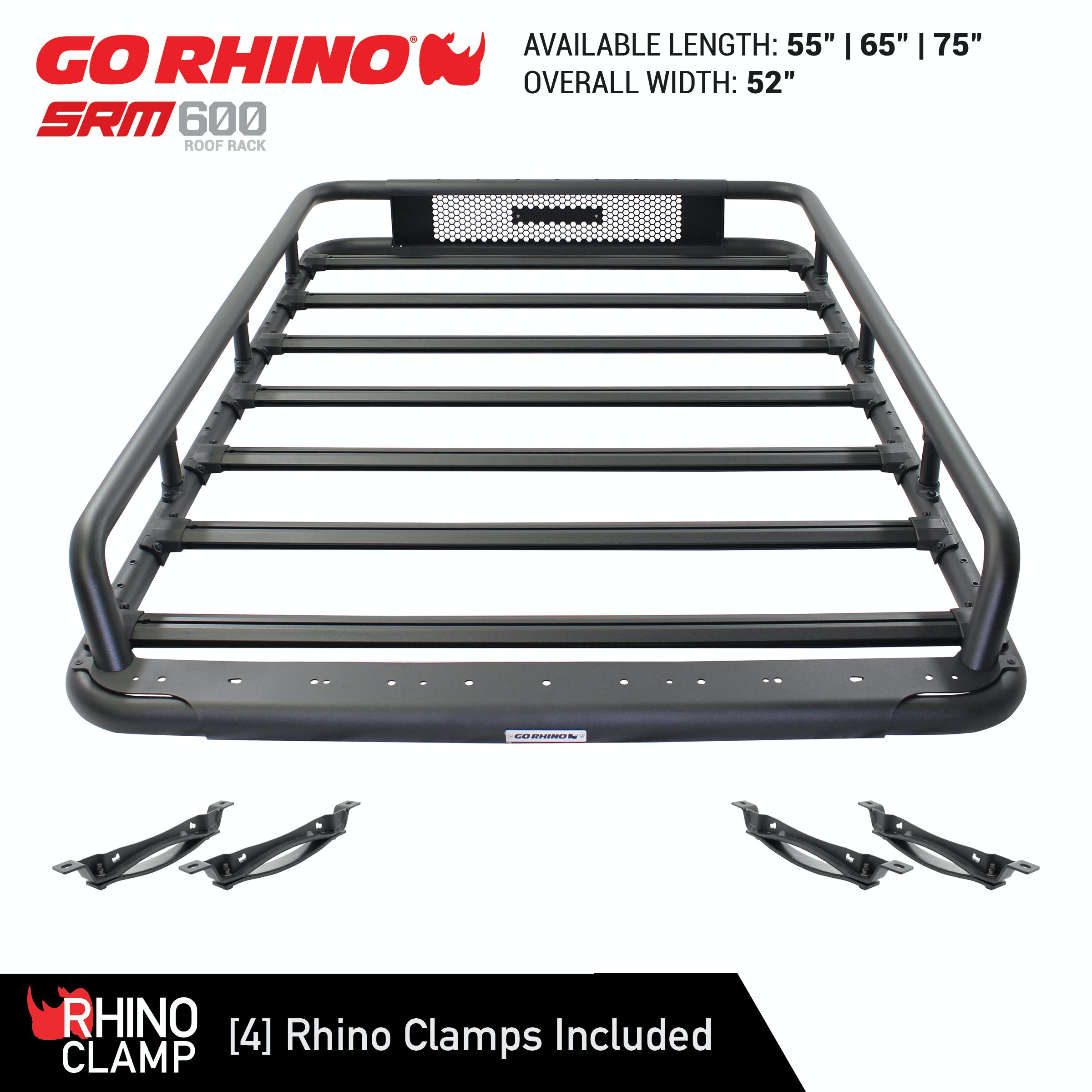 Go Rhino 5936075T SRM 600 Basket Style Rack