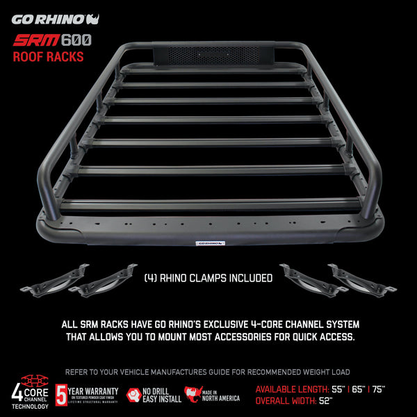 Go Rhino 5936055T SRM 600 Basket Style Rack
