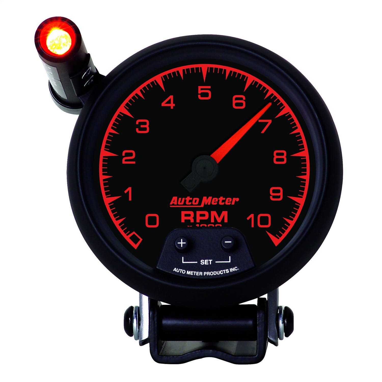 AutoMeter Products 5990 Gauge; Tachometer; 3 3/4in.; 10k RPM; Pedestal w/ext. Quick-Lite; ES