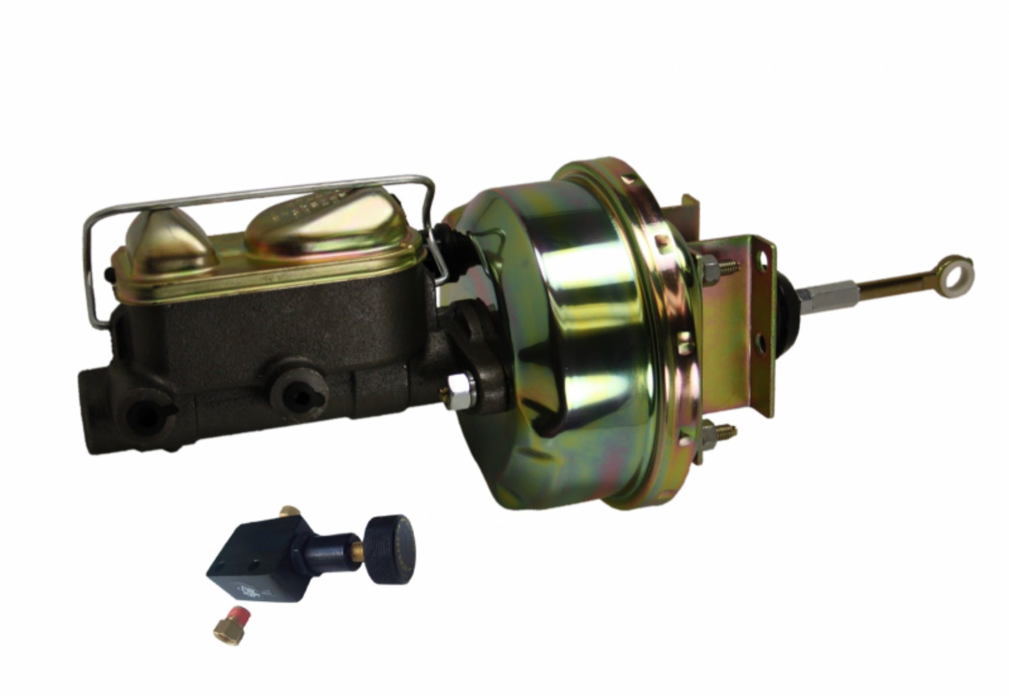 LEED Brakes 5H405 7 in Power Brake Booster , 1 in Bore Master and Adj Valve (zinc)
