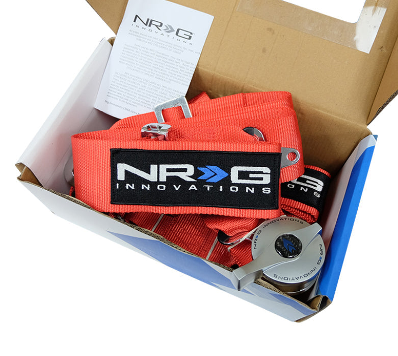 NRG Innovations 5pt Seat Belt Harness Cam Lock SBH-R6PC RD