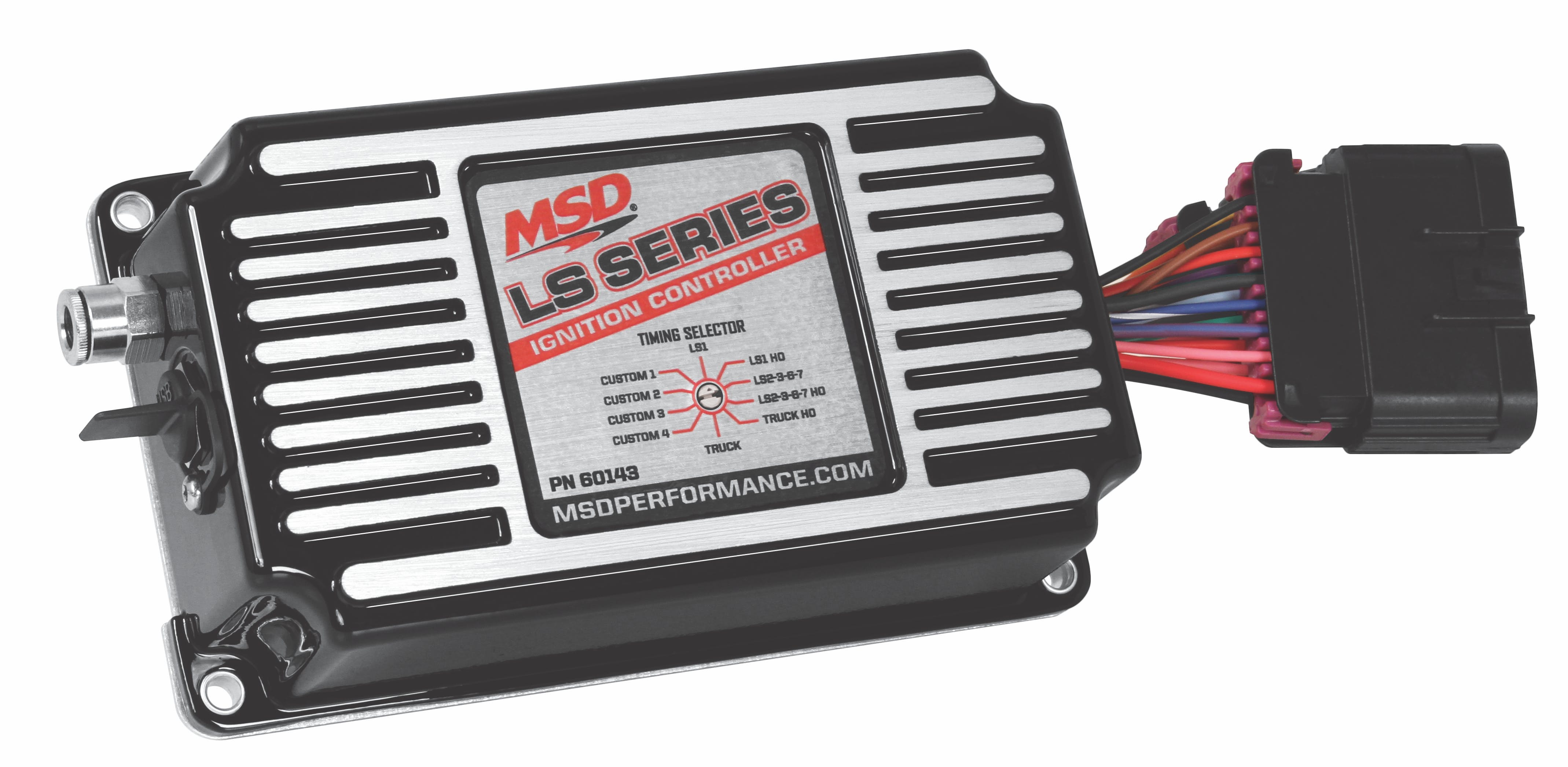 MSD Performance 60143 Ignition control, timing/rev LS, Black