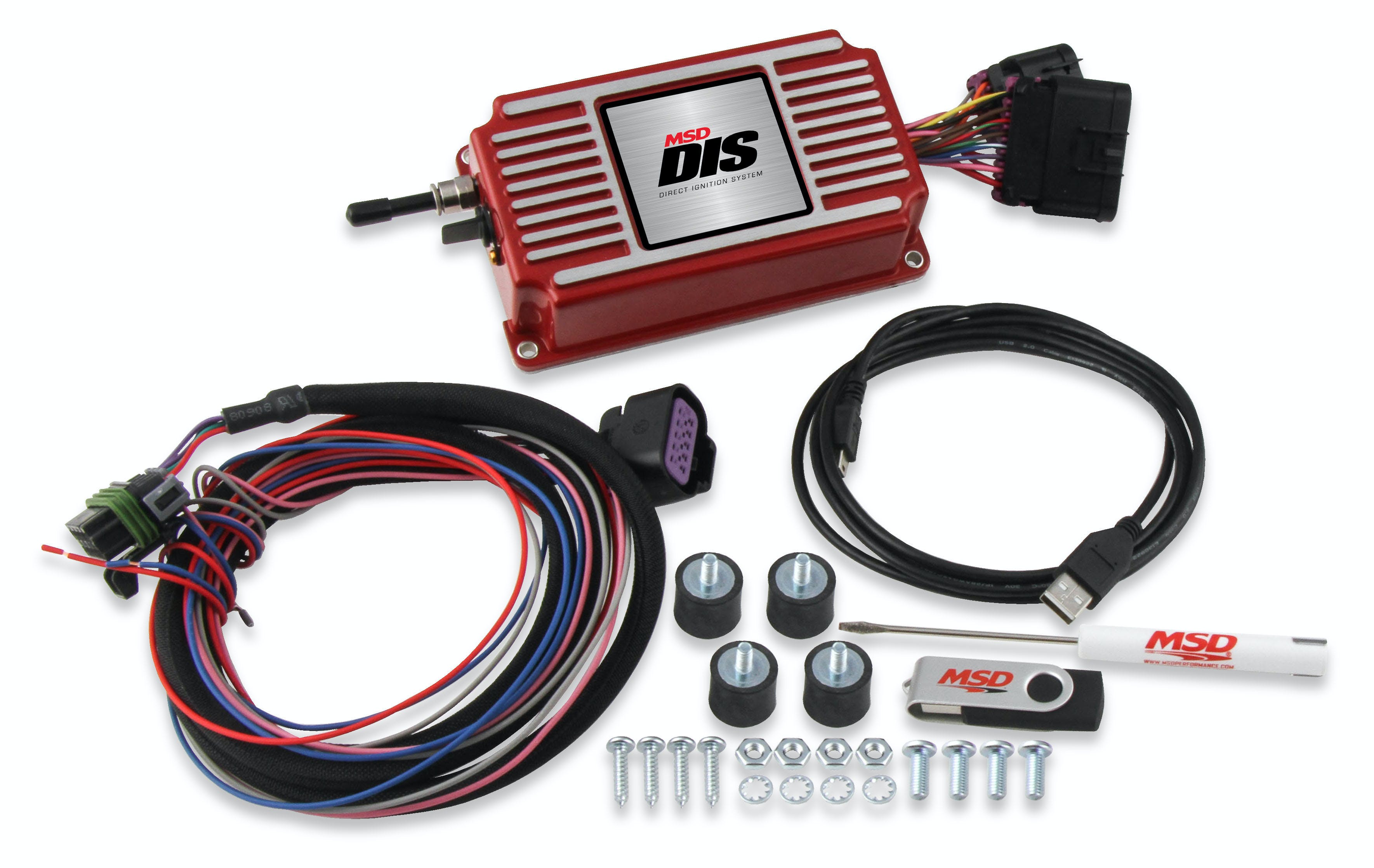 MSD Performance 6015MSD DIS, Direct Ignition System Control, RED