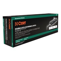 CURT 60681 Double Lock EZr Gooseneck Hitch Kit with Brackets, Select Silverado, Sierra