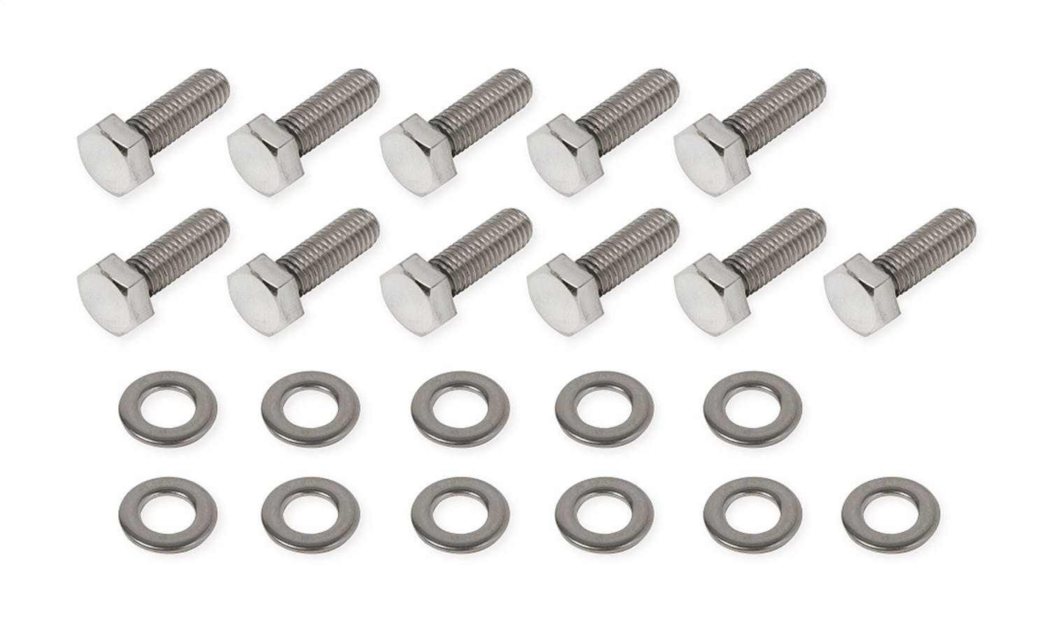 Mr. Gasket 60921G VALLEY COVER BOLTS - GM LS - SS POL HEX