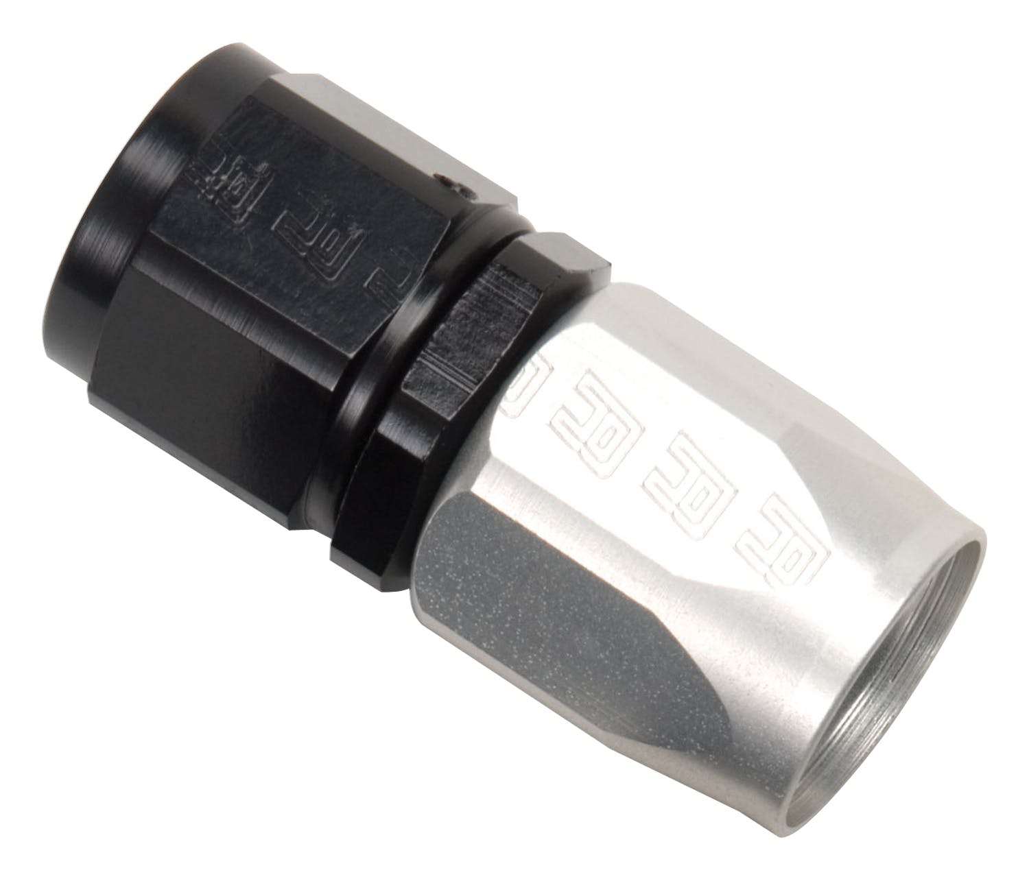 Russell 610013 Hose End - Full Flow Straight -4 Blk/Clr Finish
