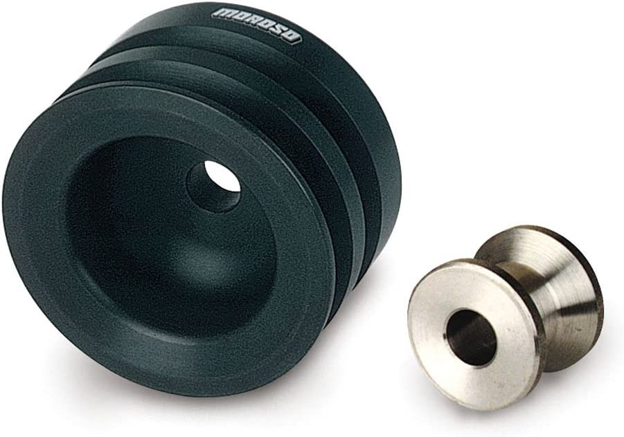 Moroso 64550 Cast Aluminum Double Groove Crankshaft Pulley (Ford 351-400/Cleveland/Boss302)