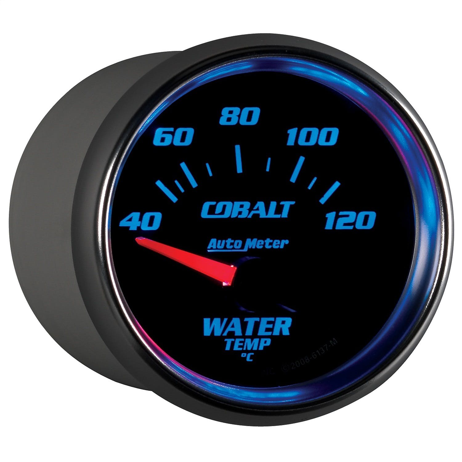 AutoMeter Products 6137-M 2-1/16in Water Temp 40- 120C SSE Cobalt